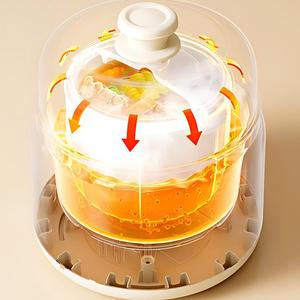 Cuisinière électrique à micro-pression pour la maison, 1 L, multifonction intelligente, pour la préparation des aliments pour bébés - Product Image 3