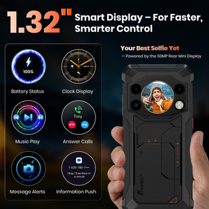 Fossibot F117 8+256GB Android 15 Octa-core 10000mAh 6.7"HD+ 1.32"Smart Display NFC 50MP Main Camera LTE/GSM Rugged Phone - Product Image 2
