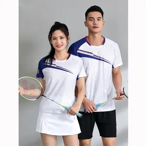 OEM/ODM fashion bernapas dua bagian pakaian tenis uniseks pakaian tenis rumput pria olahraga tenis