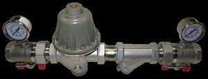 Régulateur de pression hydraulique à action directe PRV-716B en bronze et acier inoxydable, avec filtre réducteur 10 bars - Product Image 6