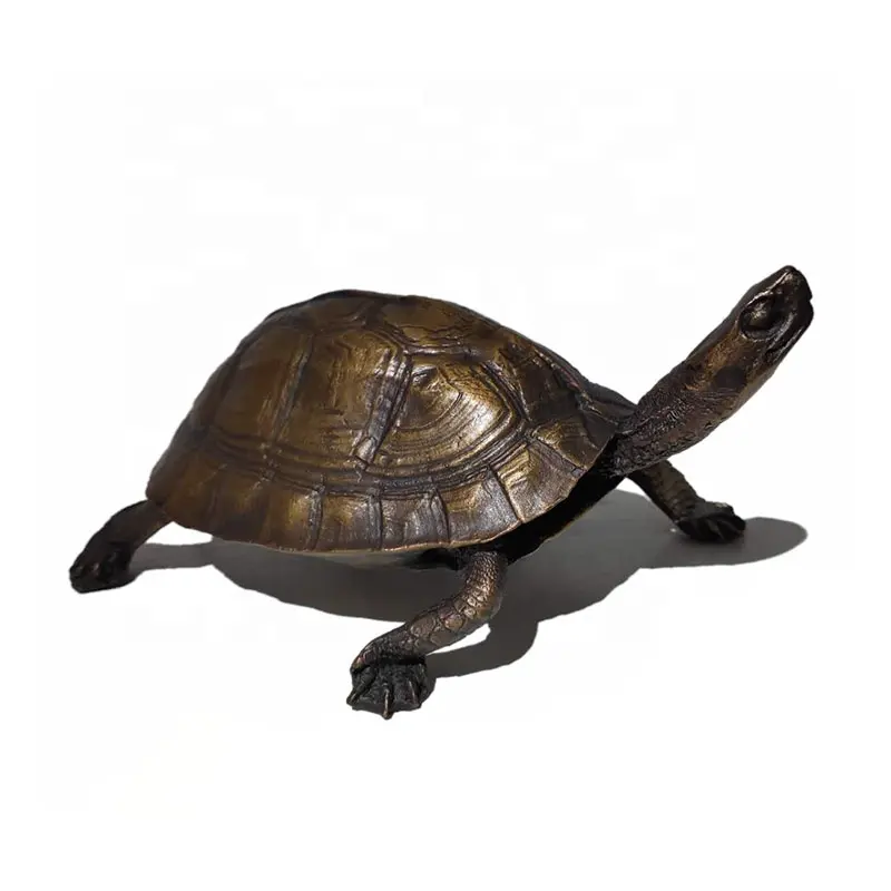 Hot Selling Brass Animal Statue Brass Casting Turtle Rhinoceros Elephant Lion Mouse Sculptures