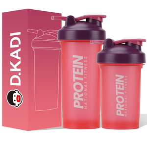 Bình lắc protein thể thao, tập gym di động, in logo tùy chỉnh, dung tích 400ml/600ml - Product Image 5