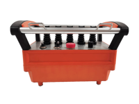Control Remoto Inalámbrico Portátil para Grúas, Control Remoto para Vehículos Hidráulicos, Alcance de 500 m, Resistente al Agua IP68, Plástico