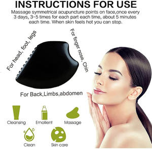 गुआ शा Scraping बियान पत्थर गुआ शा Scraping चेहरे शरीर स्पा एक्यूपंक्चर चिकित्सा उपचार के लिए पारंपरिक खुरचनी मालिश उपकरण - Product Image 5