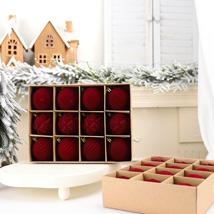 Adornos Colgantes para Decoración y Arreglos de Árboles, Decoraciones Navideñas 2026, Bolas Decorativas para Árboles de Navidad de Estilo Nuevo - Product Image 3