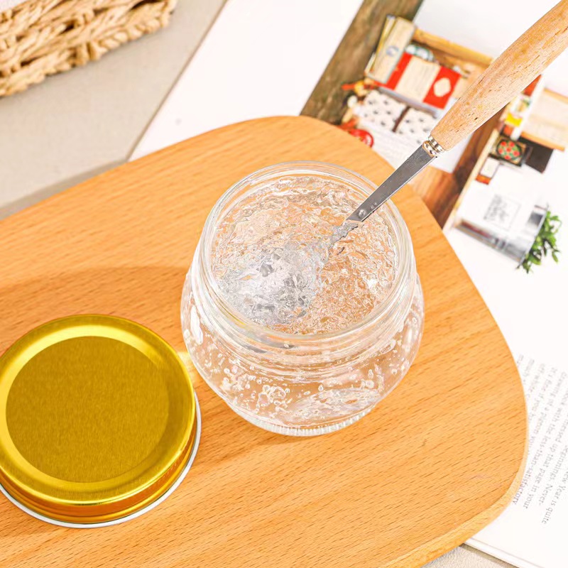 Steamable Household Glass Jam Bottle Bird's Nest Canned Honey Pickles Storage Sealed Jar Jiangsu Silk Screen Printed China