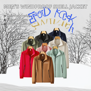 Chaqueta Personalizada Unisex, Corte Ajustado, Invierno, Delgada, con Parches y Letras, Impermeable, Resistente al Viento, Reversible, Frontal de Nailon, Elástica en 4 Direcciones, Formal - Product Image 2