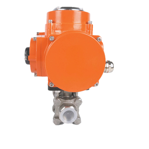 Válvula de bola motorizada de acero inoxidable de 2 vías, a prueba de explosiones, con control proporcional 0-10V 4-20mA, rosca para gas, OEM Q911F-16P-EX-1 - Product Image 5