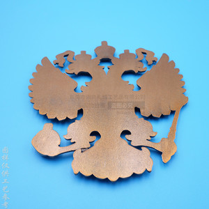 Custom Antique Style Embossed Metal Car Emblem Bronze Zinc Alloy 85mm Rear <b>Decoration</b> <b>Plate</b> Packaging <b>Decor</b> - Product Image 3