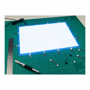 Rétroéclairage EL avec conception de distribution multi-électrodes découpable, prend en charge la découpe et le soudage libres, taille/couleur personnalisables - Product Image 1