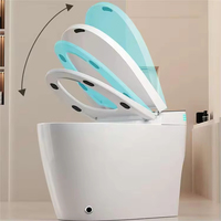 YF 2026 Kloset Duduk Modern Tanpa Bingkai, WC Keramik Higienis dengan Dudukan Soft Close dan Quick Release, Sistem Dual Flush Hemat Ruang untuk Kamar Mandi