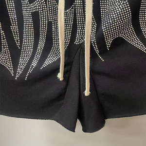 Vente en gros d'émotions mixtes de qualité supérieure marque américaine High Street Diamond Retro Shorts amples vêtements pour hommes Shorts de sport - Product Image 6