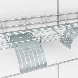 Bandeja de cable de malla de alambre con doble protección de plástico galvanizado y rociado Súper duradero para uso en exteriores - Product Image 1