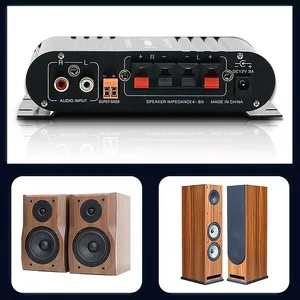 Mini 2.1 Kênh Hifi Stereo Bass Khuếch Đại Mới 80W Loa Siêu Trầm Với Âm Bass Treble Điều Chỉnh Kim Loại Âm Thanh Amp Cho Âm Nhạc Người Chơi - Product Image 6
