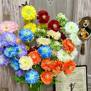 Flores Artificiales de Peonía Simuladas de 6 Cabezas en Capas, Decoraciones Realistas de Seda para Bodas y Accesorios para el Hogar - Product Image 1