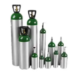 Seamless Steel Aluminium Gas Cylinders For O2 N2 Ar CO2 Helium LNG CNG Acetylene Cylinder Hot Sale