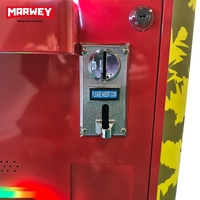 Marwey Distributeur automatique de capsules à prix, à monnayeur, pour usage commercial en intérieur, 1,8 mètre, version anglaise