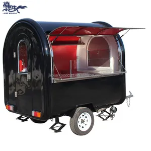 Camión de comida para exteriores, carrito de helados, carrito de comida móvil para perro caliente, remolque de comida, barato, JX-FR220B