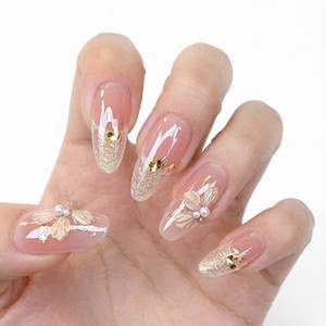 Faux Ongles Courts à Pression en Gros, Haute Qualité, 24 Pièces, Acrylique, Luxe, Étiquette Privée, Emballage Fournisseur French Tip - Product Image 3