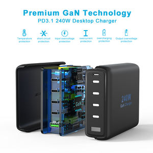 <span class=keywords><strong>Cargador</strong></span> Rápido Universal Inteligente PD3.1 de 240W, <span class=keywords><strong>Cargador</strong></span> Tipo C <span class=keywords><strong>Original</strong></span> para Teléfono y Portátil, Gan 240W USB C para <span class=keywords><strong>iPhone</strong></span>, <span class=keywords><strong>Apple</strong></span>, Samsung, LG - Product Image 5