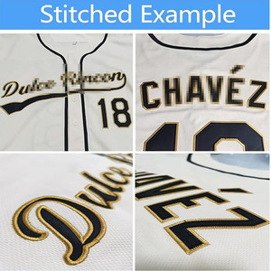 Nouveau Maillot de Baseball Américain Respirant 2026 avec Broderie 3D Personnalisée et Logo sur Mesure pour Tous les Joueurs - Product Image 5
