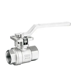 SS 316 1/4" 4" 4 inch gas water ball valve handles low price cf8m 1000 wog with direct mounting pad threaded end