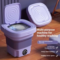 Bon Prix Lave-linge Pliant 9L Mini Machine à Laver Pliante Portable