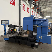 Máquina de Torneado de Metal CNC Automática Langruixing, Control PLC, Alta Precisión, Fácil de Operar, para Formas Cilíndricas y Parabólicas