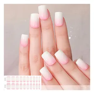 Self Adhesive Gel Nail Art Stickers Hot Sale New Plastic Vacuum Bag Fashionable Nail Beauty Products With Uv Lamp