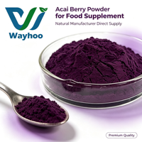 Poudre de baies d'açaï naturelle directement du fabricant, poudre de jus de baies d'açaï, complément alimentaire, extrait de poudre d'açaï