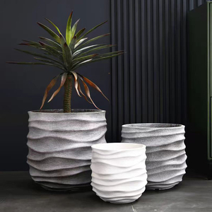 Vasi per <span class=keywords><strong>Piante</strong></span> Alti 60 65 75cm, Fioriere Grandi all'Ingrosso, Vasi <span class=keywords><strong>in</strong></span> Fibra per Fiori, Grandi Dimensioni per Interni ed Esterni, Vasi <span class=keywords><strong>in</strong></span> Argilla - Product Image 3