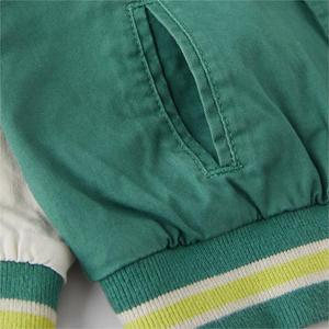 NOUVEAU Blouson Bomber en Twill de Coton pour Enfants, Style Baseball, Personnalisé OEM, Veste Universitaire Tendance pour Garçons – Collection Printemps en Gros - Product Image 5
