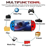 YTGEE Vente en gros X12 Plus Console de jeu portable rétro TV portable 7 pouces 16G Mini console de jeu d'arcade portable