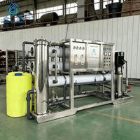 Système de purification d'eau par osmose inverse multi-étapes pour usage industriel, usine de traitement d'eau potable
