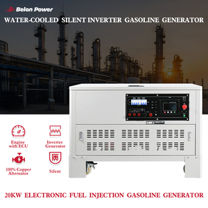 Générateur d'électricité à essence BELON POWER 20KW, onduleur 4 temps, 465F1, quatre cylindres, refroidissement par eau, réservoir externe de 80L, pour les centres commerciaux, alimentation de secours - Product Image 4
