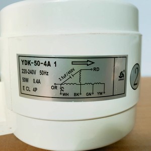มอเตอร์ไฟฟ้ากระแสสลับเฟสเดียว Chigo YDK-50-4A 220-240V 50Hz 50W สำหรับใช้ภายในเครื่องปรับอากาศ - Product Image 1