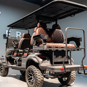 Voiturette de <span class=keywords><strong>golf</strong></span> électrique Kepler <span class=keywords><strong>ultra</strong></span>-silencieuse, à économie d'énergie, 6 places, avec châssis en acier robuste, sièges antidérapants, moteur AC, éclairage LED, certifiée CE/DOT - Product Image 6