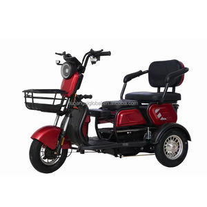 Commercio all'ingrosso 800W uso domestico triciclo elettrico bicicletta Ebike <span class=keywords><strong>a</strong></span> <span class=keywords><strong>3</strong></span> <span class=keywords><strong>ruote</strong></span> con Top Rack Golf Cart corpo chiuso 60V tensione - Product Image 5