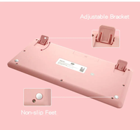 PENAWARAN TERBARU HT Slim Laptop Wireless USB Keyboard Mouse Combo 1600 DPI Mute Portable Bisnis untuk Kantor Rumah Stok Tersedia