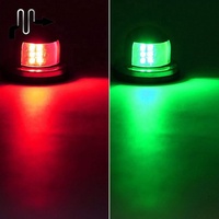 Nouvelle lampe de navigation LED en acier inoxydable 12V rouge vert voyant d'avertissement pour Yacht marin et voile pour Yachts et bateaux