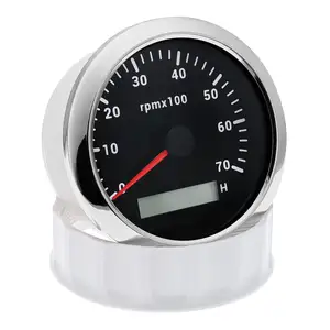 Chất lượng cao Phụ tùng ô tô DIESEL tachometer 85 Mét Analog 8000 vòng/phút Marine tachometer đo