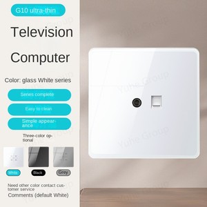 Interrupteur mural intelligent Tuya, panneau tactile en verre trempé, 10A 230V IP20, design minimaliste, contrôle Wi-Fi, 1 voie - Product Image 3