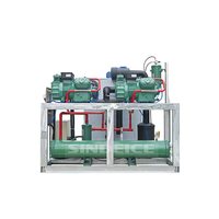 Machine à glace en paillettes industrielle de grande capacité 10 tonnes, haute efficacité pour la conservation des fruits de mer avec PLC