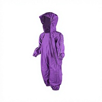 Combinaison de pluie pour enfants en polyester respirant de haute qualité, imperméable, pour tout-petits, combinaison de pluie une pièce pour bébé
