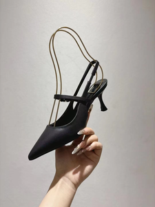 Top Quality Luxury Designer Sneakers Sandals Genuine Leather Knit Elevation Inside Anti-slip slippers Women Custom <b>heels</b> pumps - Product Image 4