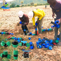 Système d'irrigation agricole, connecteurs en plastique de 63 mm, prix des vannes, raccords de tuyaux d'irrigation goutte à goutte