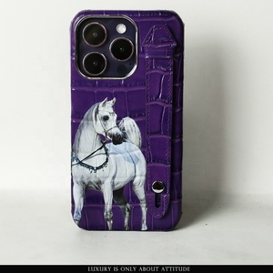 เคสโทรศัพท์หนังจระเข้ออกแบบแฟชั่นคุณภาพสูงคุณภาพสูงสําหรับ iPhone <span class=keywords><strong>14</strong></span> <span class=keywords><strong>pro</strong></span> <span class=keywords><strong>max</strong></span> พร้อมสายคล้อง - Product Image 6