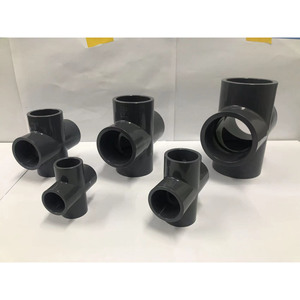 موصل رباعي الاتجاه DIN قياسي عالي الجودة من كلوريد البولي فينيل DN65 2-Inch UPVC متساوي عبر توريد الجودة - Product Image 3