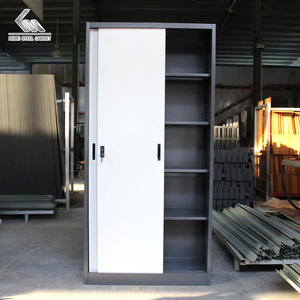 Mobili per ufficio in metallo armadio portadocumenti in acciaio a 2 ante libreria armadietto portadocumenti in acciaio armadio classificatore in ferro d'acciaio - Product Image 4