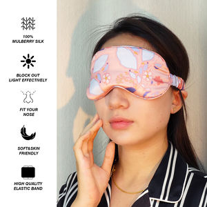 LOGO personalizzato 16/19/22 mascherina per dormire 100% di seta di gelso maschera per gli occhi di seta OEKO-Tex 100 seta maschera per gli occhi - Product Image 2